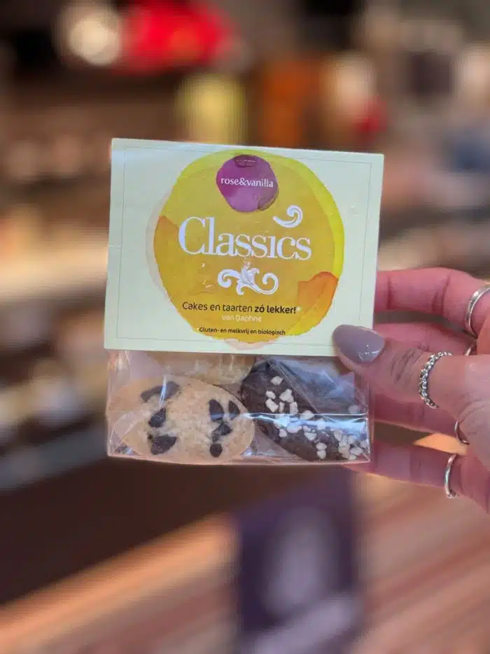Glutenvrije en melkvrije gebakjes, 4 stuks 'classics' | Rose & Vanilla