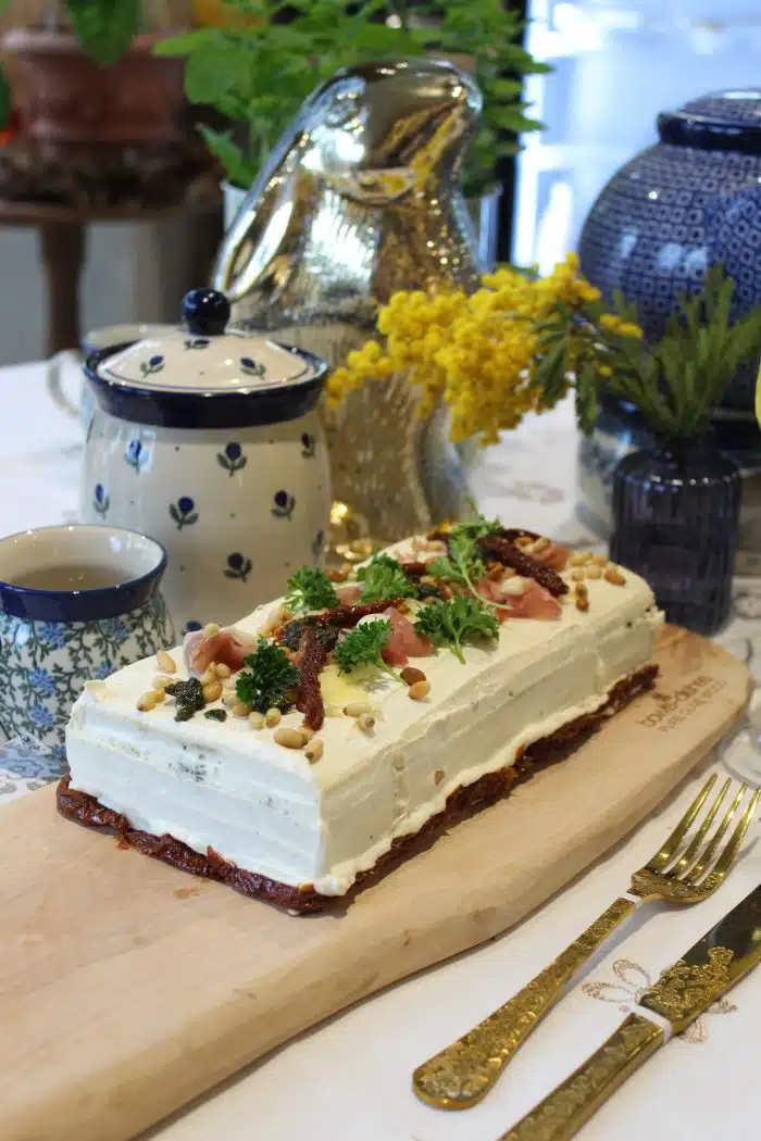 Sandwichtaart met zalm of eiersalade - Afbeelding 2