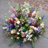 rouwstuk biedermeier bloemen
