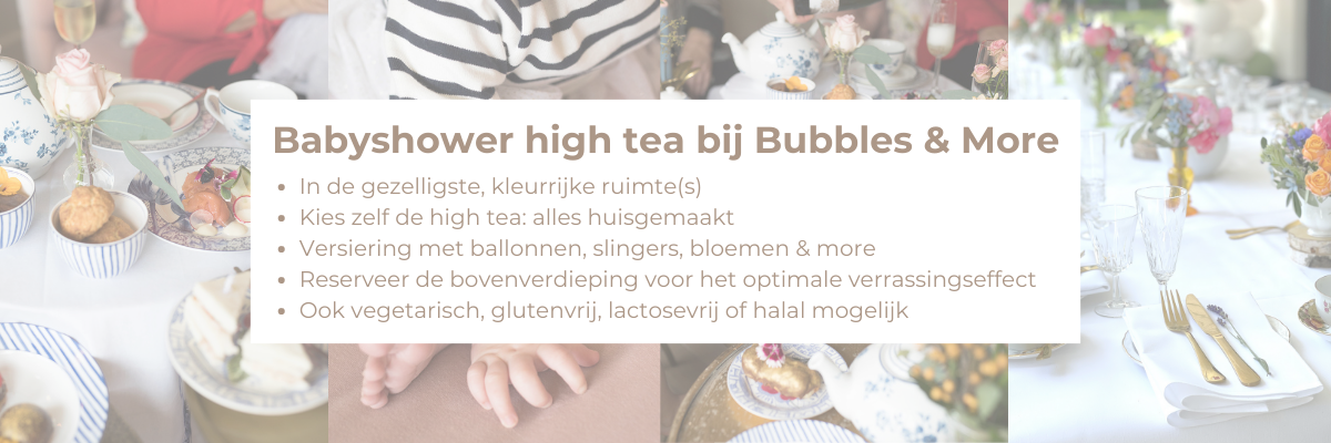 babyshower high tea Utrecht