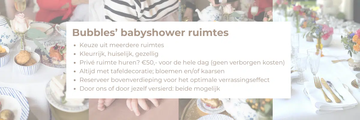 Babyshower ruimte Utrecht
