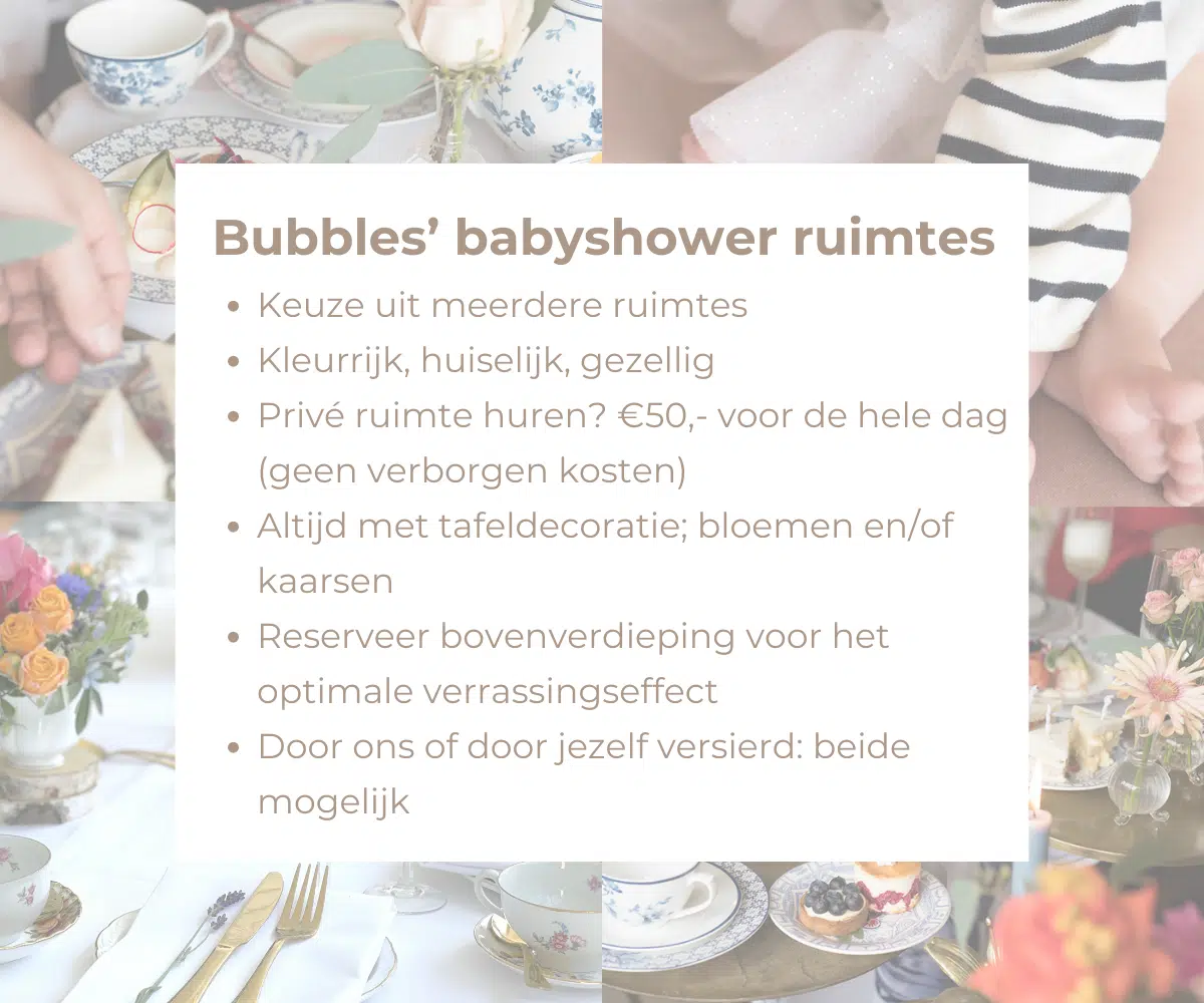 babyshower ruimtes Utrecht