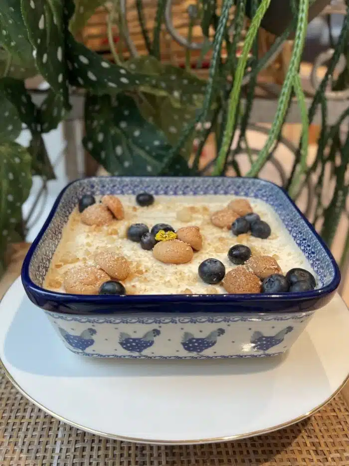 Bitterkoekjes pudding l per schaal - Afbeelding 2