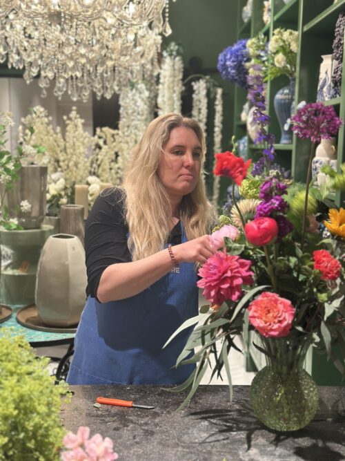 Bloemenworkshop bloemschikken