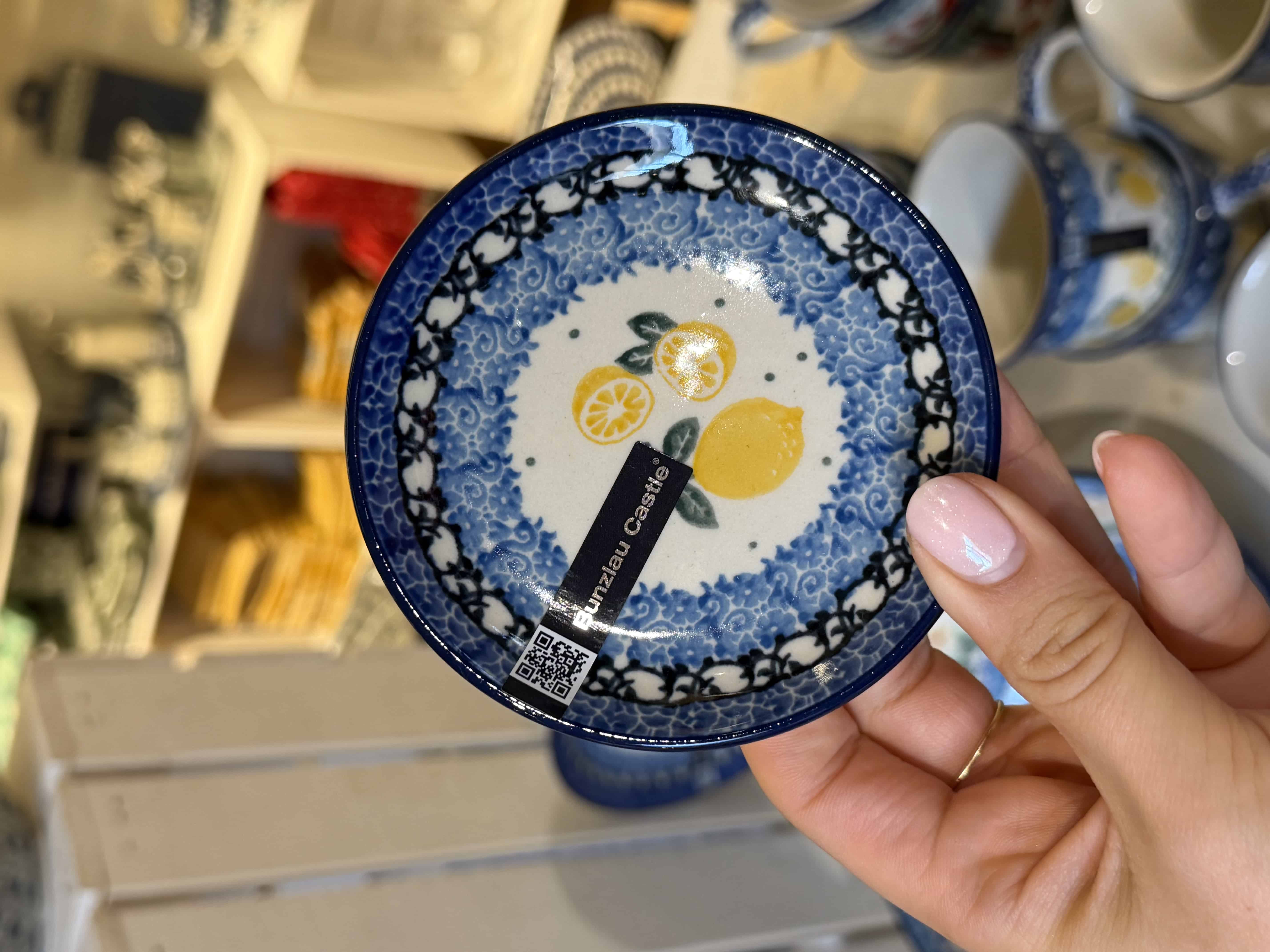 Teabag Dish Round - Lemons